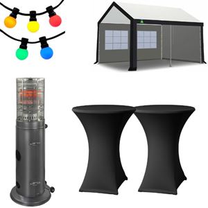 Actie pakket 3 x 4 luxe partytent Actie pakket 3 x 4 luxe partytent