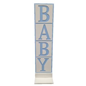 Geboorte bord: Baby blauw