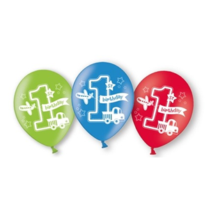 Latex Ballonnen 1 jaar 6 Stuks Auto Latex Ballonnen 1 jaar 6 Stuks Auto