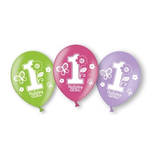 Latex Ballonnen 1 jaar 6 Stuks Bloem Latex Ballonnen 1 jaar 6 Stuks Bloem