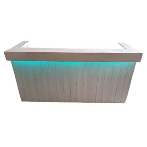 Bar ombouw wit met led Bar ombouw wit met led