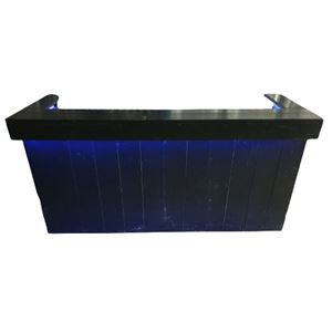Bar ombouw zwart met led Bar ombouw zwart met led