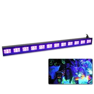 blacklight bar led uv 12x3w