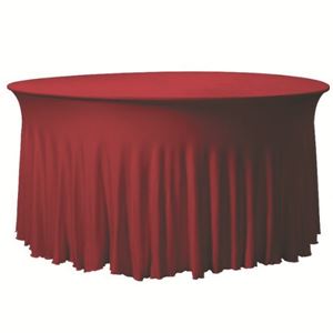 Tafelrok Rond - Ø 150 cm - Rood