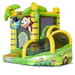 Springkussen Mini Jungle Glijbaan Springkussen Mini Jungle Glijbaan