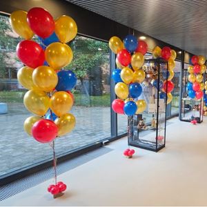 Vloer decoratie 20 ballonnen