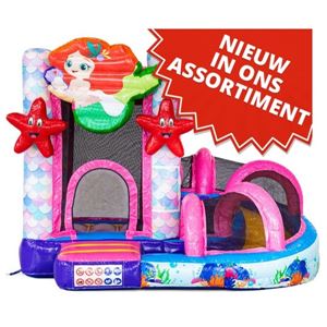 Springkussen Mini Zeemeermin Glijbaan