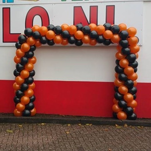Ballonnenboog 6 meter vierkant Ballonnenboog 6 meter vierkant