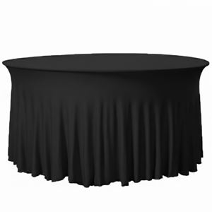 Tafelrok Rond - Ø 150 cm - Zwart