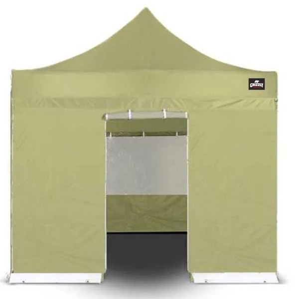 Zijwanden set Easy up tent 4x4 meter Zand Zijwanden set Easy up tent 4x4 meter Zand