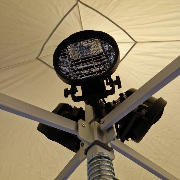 Easy-up Tent Heater / Parasolverwarming Easy-up Tent Heater / Parasolverwarming