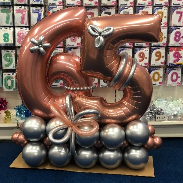 Ballonnen Bouquet - 65 jaar