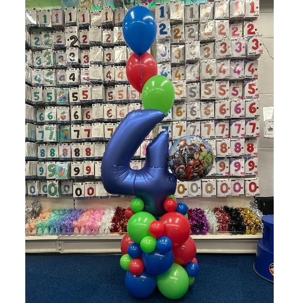 Ballonnen Bouquet incl. 4 Heliumballonnen