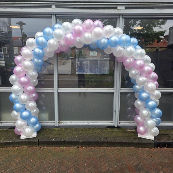 Ballonnenboog 6 meter gender reveal