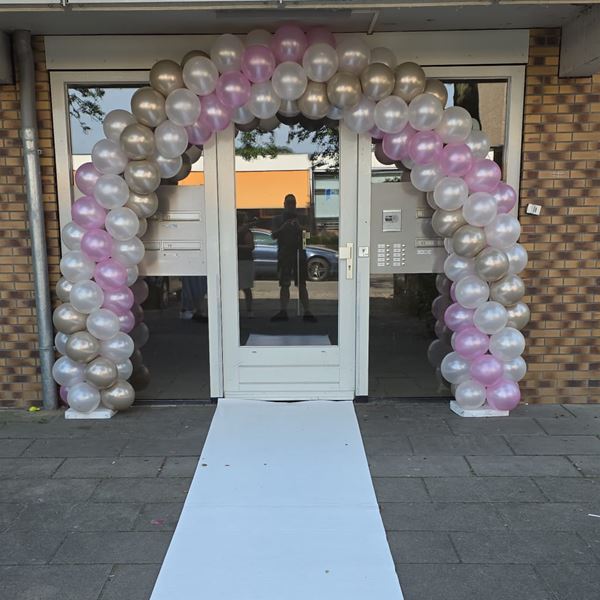 Ballonnenboog enkele deur