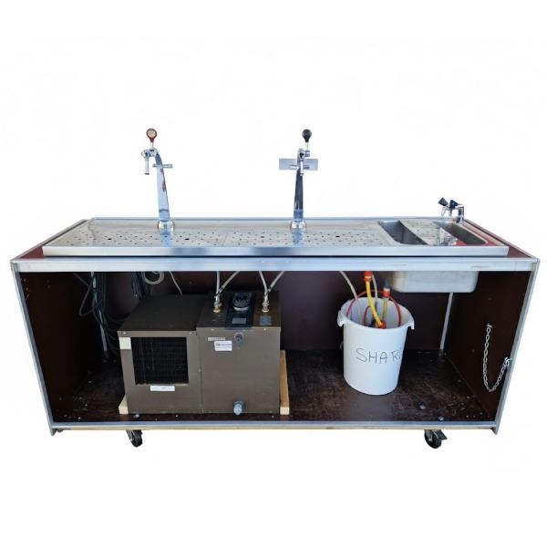 Mobiele Bar met Dubbele Tapinstallatie Mobiele Bar met Dubbele Tapinstallatie