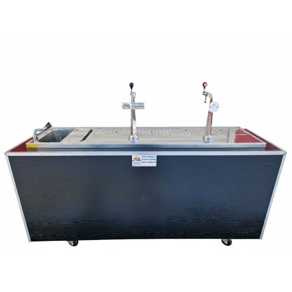 Mobiele Bar met Dubbele Tapinstallatie Mobiele Bar met Dubbele Tapinstallatie