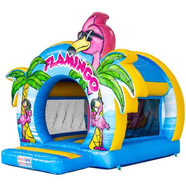 Springkussen Bouncedome Flamingo Springkussen Bouncedome Flamingo