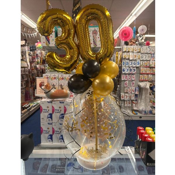 Cadeau ballon incl. folieballon cijfers