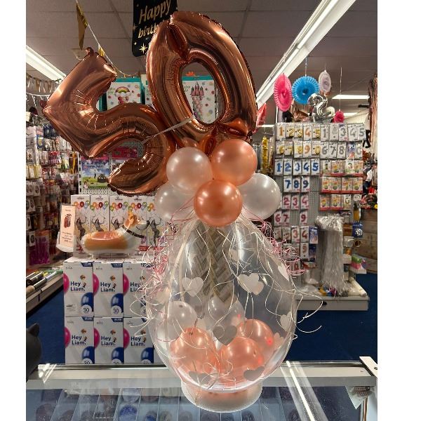 Cadeau ballon incl. folieballon cijfers