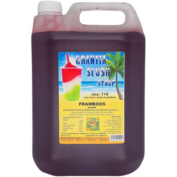 Framboos Slushsiroop 5L