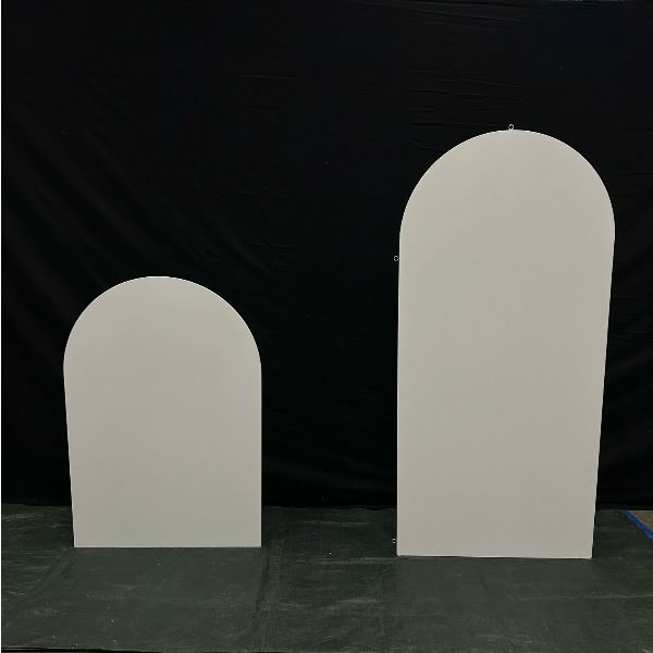 Halfronde Backdrop Wit - Klein