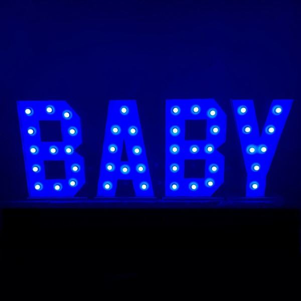Lichtletter woord: Baby