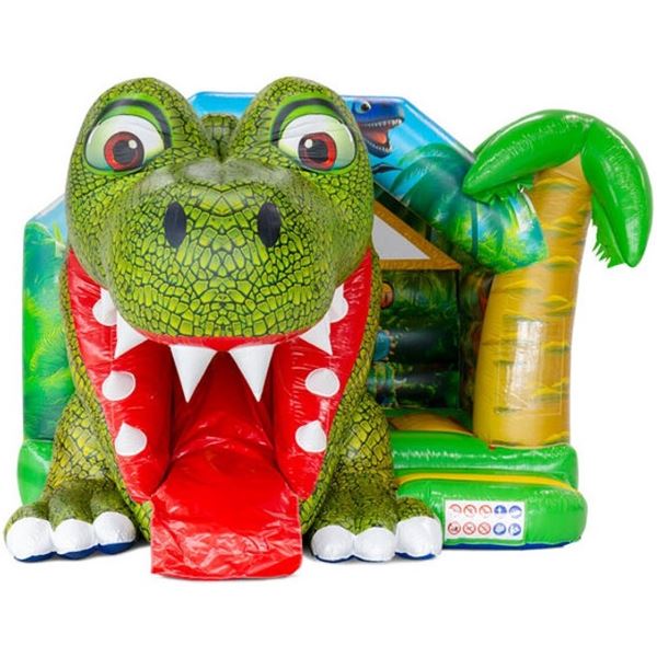 Springkussen Midi mega dino Glijbaan Springkussen Midi mega dino Glijbaan