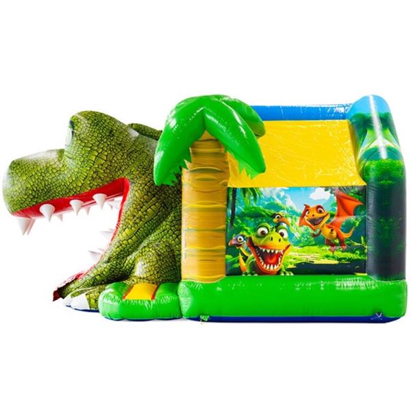 Springkussen Midi mega dino Glijbaan Springkussen Midi mega dino Glijbaan