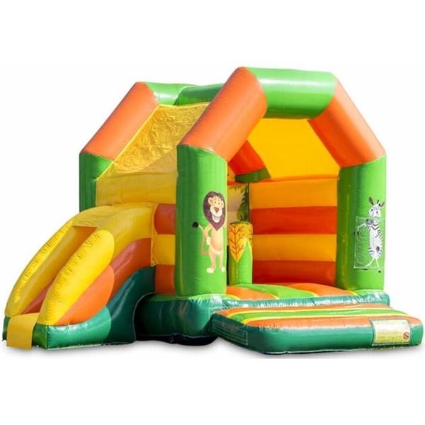 Springkussen Midi jungle glijbaan