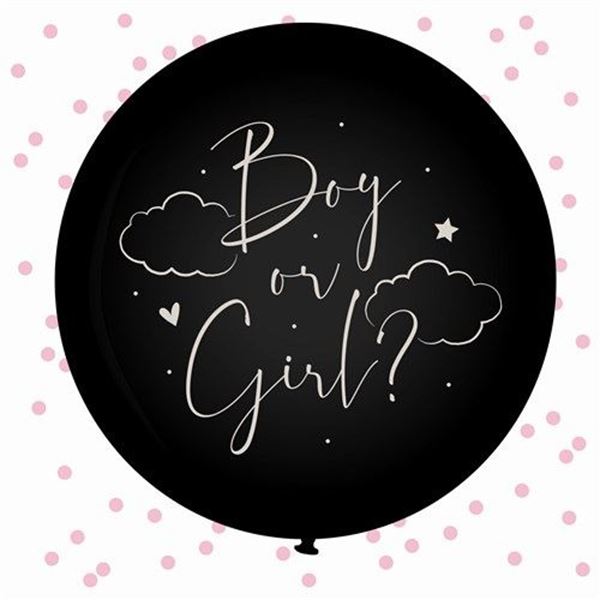 Reveal ballon Boy or Girl (Ø61cm)