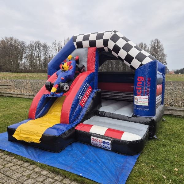 Springkussen Midi Formule 1 Glijbaan