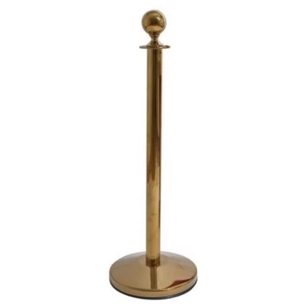 Zwarte loper set messing