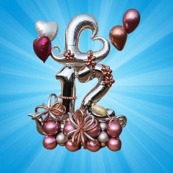 Luxe Ballonnen Bouquet - 12 jaar