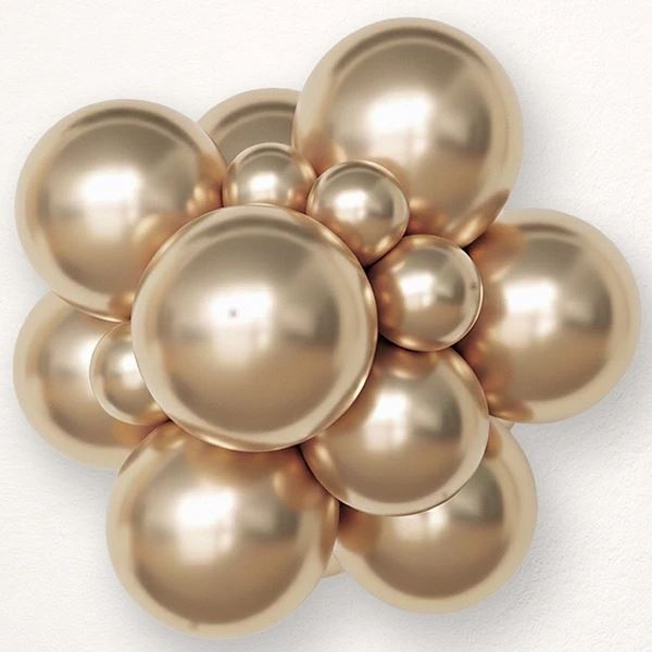 B105 (30 cm) Belbal Glossy Gold latex ballonnen B105 (30 cm) Belbal Glossy Gold latex ballonnen