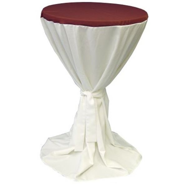Statafelhoes ecru wit/rood (incl. lint)